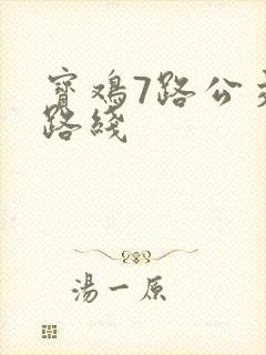 宝鸡7路公交车路线