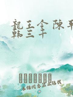 龙王令 陈平 韩三千