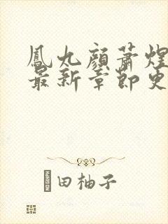 凤九颜萧煜小说最新章节更新免费阅读