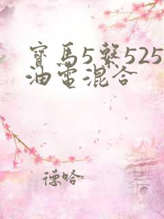 宝马5系525油电混合
