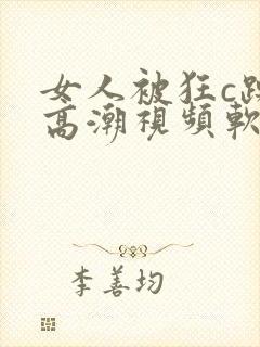 女人被狂c躁到高潮视频软件