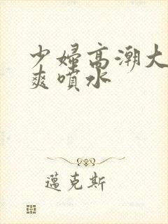 少妇高潮大叫好爽喷水