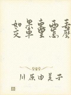 如果东西丢在公交车里怎么办