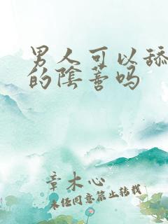男人可以舔女人的阴蒂吗