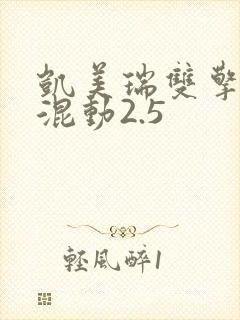 凯美瑞双擎油电混动2.5