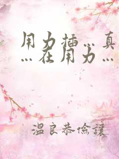 用力插…真舒服…在用力…
