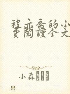 程亦乔的小说免费阅读全文无弹窗