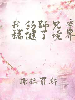 我的师兄实在太稳健了境界划分 我的师兄实在太稳健了境界划分