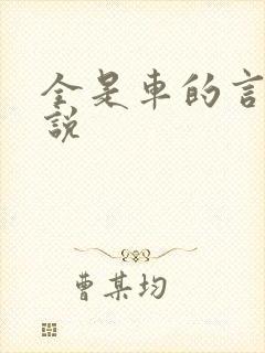 全是车的言情小说