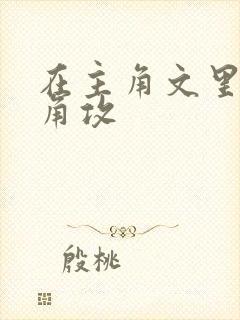 在主角文里抢主角攻