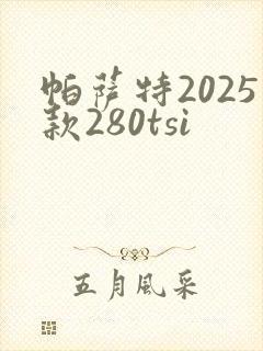 帕萨特2025款280tsi