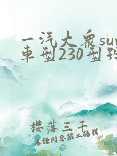 一汽大众suv车型230型号多少钱?