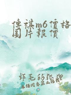 传祺m6价格及图片报价