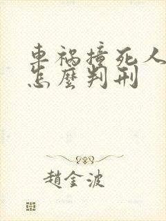车祸撞死人全责怎么判刑