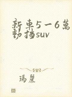 新车5一6万自动挡suv