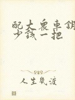 配大众车钥匙多少钱一把