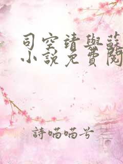 司空靖与苏月汐小说免费阅读