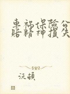 车祸保险公司会赔精神损失费吗