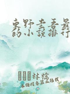 东野圭吾最好看的小说排行