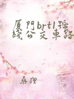 厦门brt1号线公交车路线