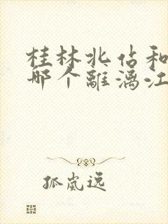 桂林北站和西站哪个离漓江近
