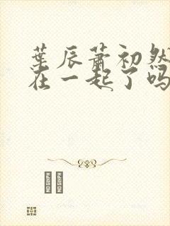 叶辰萧初然最后在一起了吗