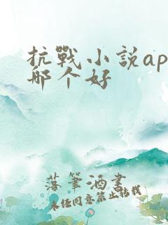 抗战小说app哪个好