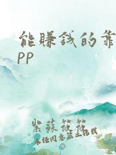 能赚钱的靠谱app 能赚钱的靠谱app