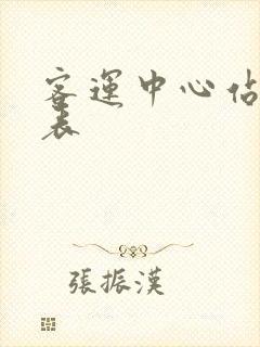 客运中心站时刻表 客运中心站时刻表