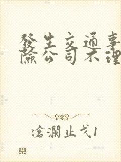 发生交通事故保险公司不理赔怎么办