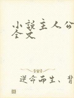 小说主人公叶辰全文
