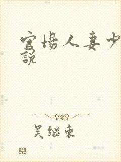官场人妻少妇小说