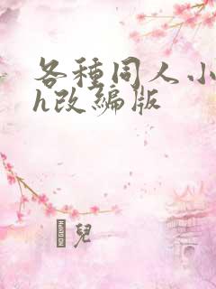 各种同人小说的h改编版