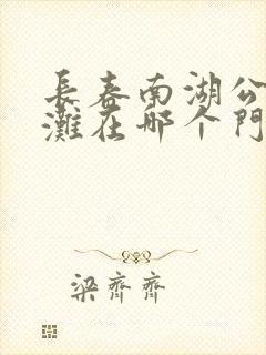 长春南湖公园沙滩在哪个门