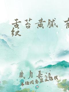 舌苔黄腻 有裂纹