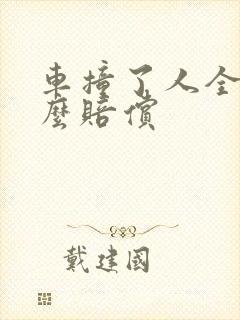 车撞了人全责怎么赔偿