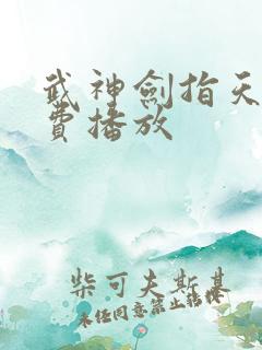 武神剑指天下免费播放