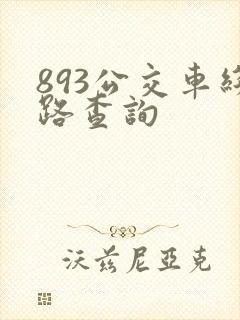 893公交车线路查询