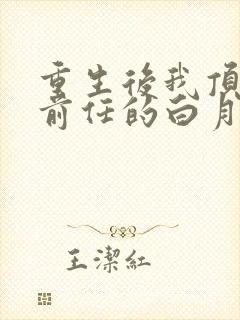 重生后我顶替了前任的白月光
