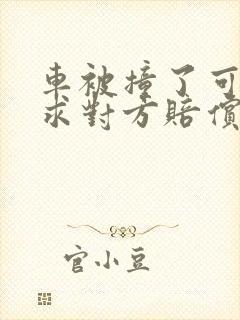 车被撞了可以要求对方赔偿折旧费吗
