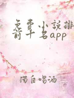 免费小说排行榜前十名app