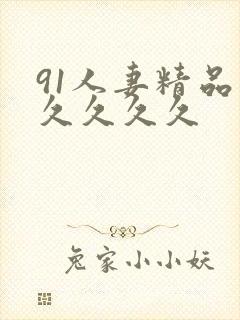 91人妻精品久久久久久
