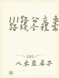 111路公交车路线全程需要多少时间