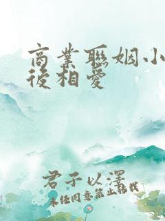 商业联姻小说婚后相爱