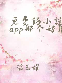 免费的小说阅读app哪个好用