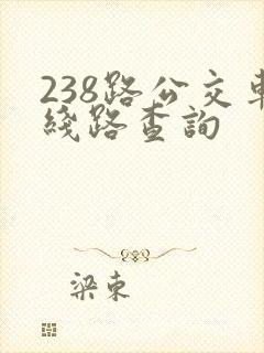 238路公交车线路查询