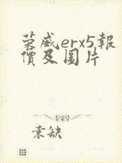 荣威erx5报价及图片