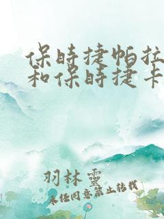 保时捷帕拉梅拉和保时捷卡宴