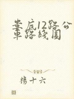 娄底12路公交车路线图