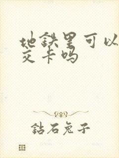 地铁里可以充公交卡吗